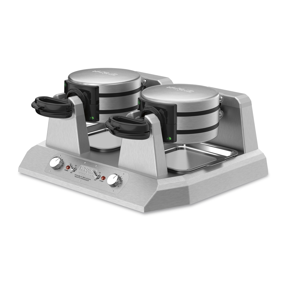 Side-by-Side Double Belgian Waffle Maker