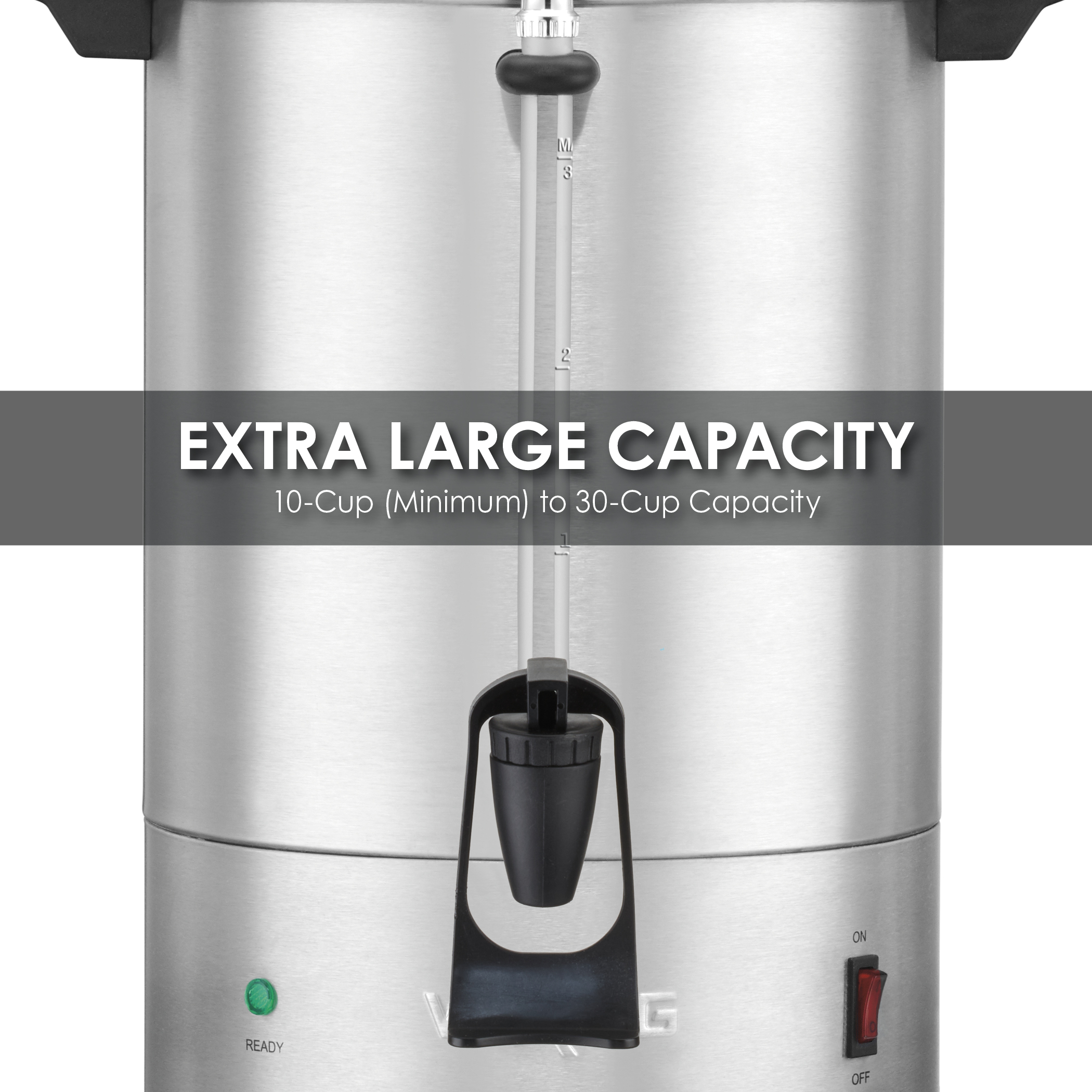 30 Cup Coffee Urn Stainless Steel Waring