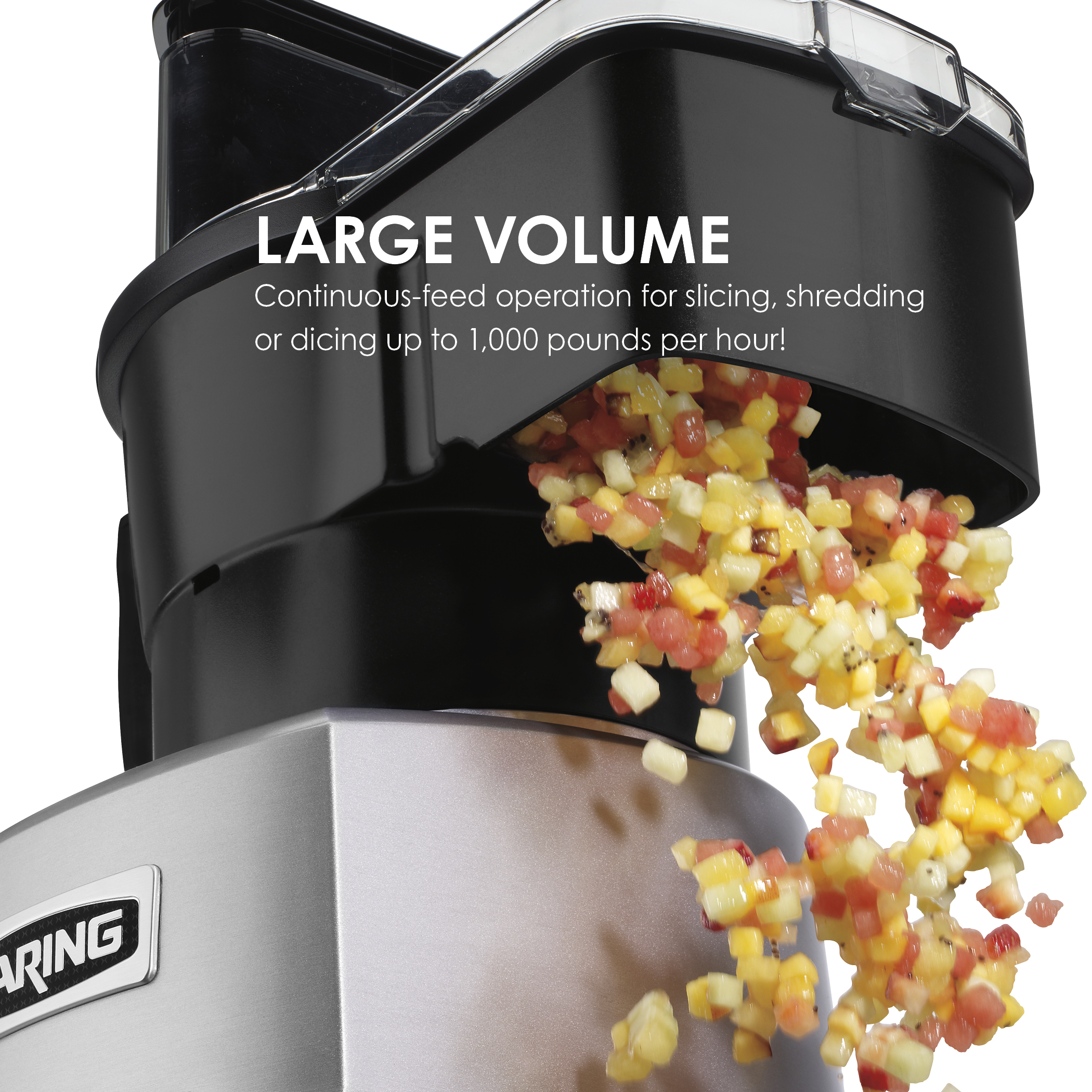 4-Quart and Continuous-Feed Food Processor with Dicing